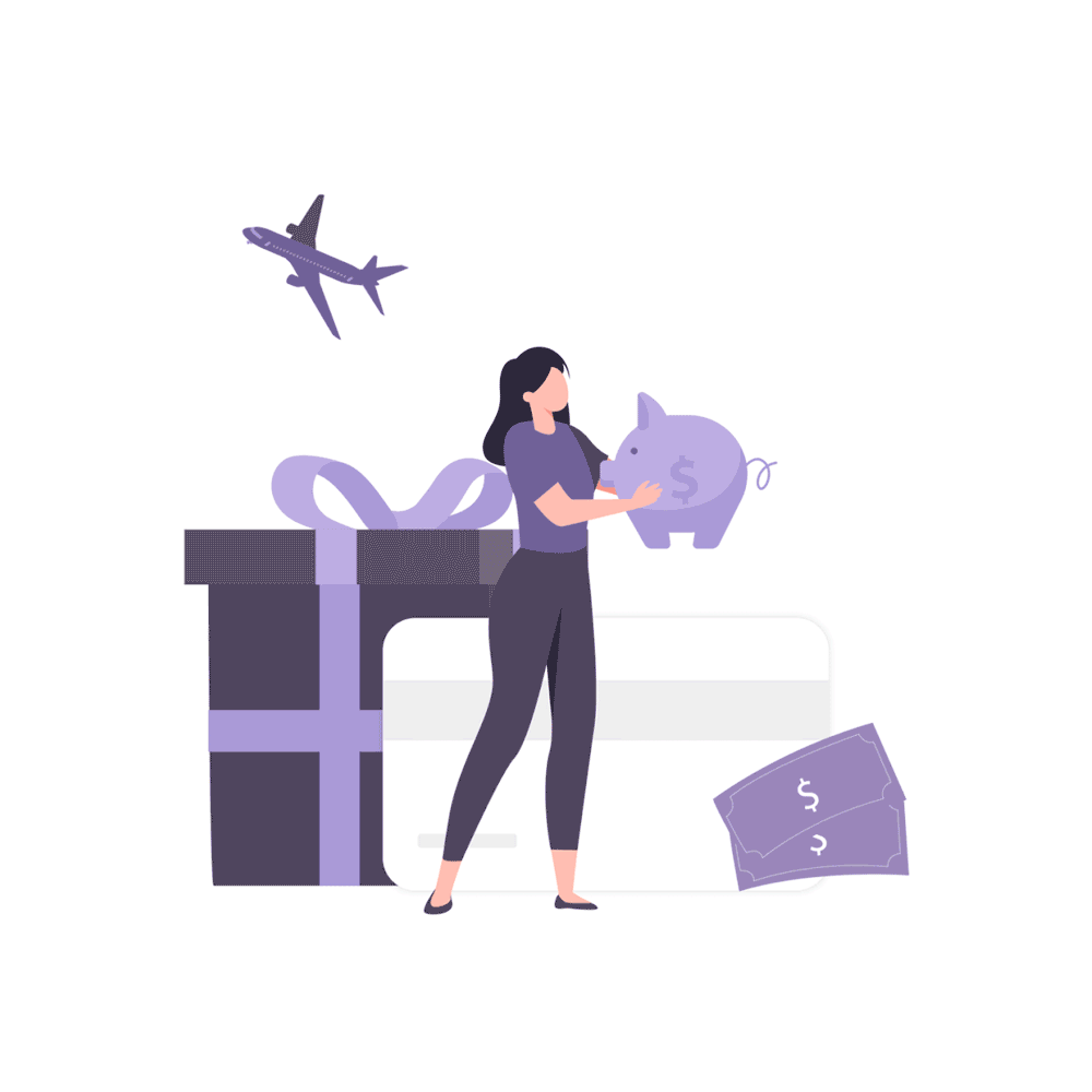 Enjoy cash back into bank, and credit card miles for next flight Enjoy cash back into bank, and credit card miles for next flight