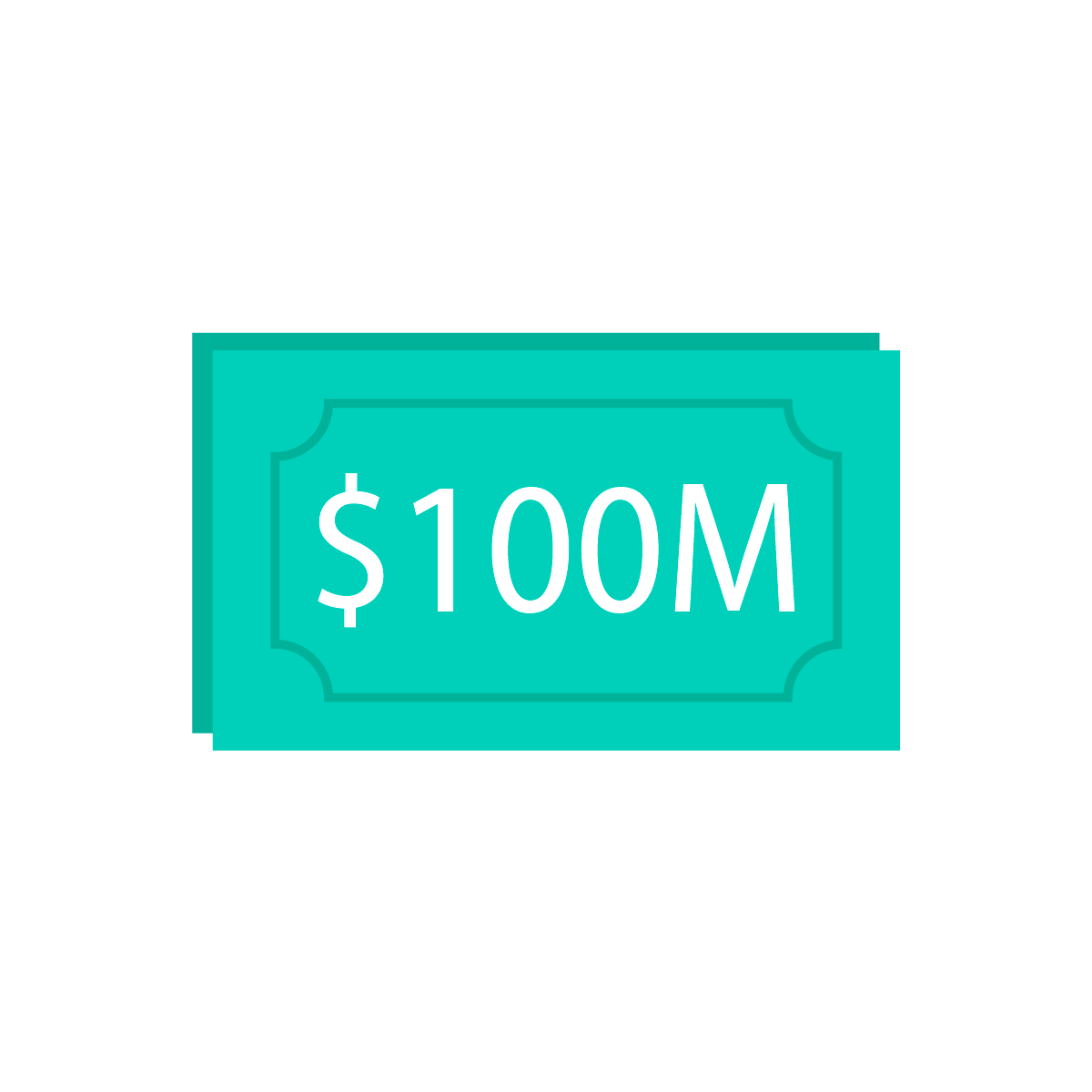 Icon of $100 million cash