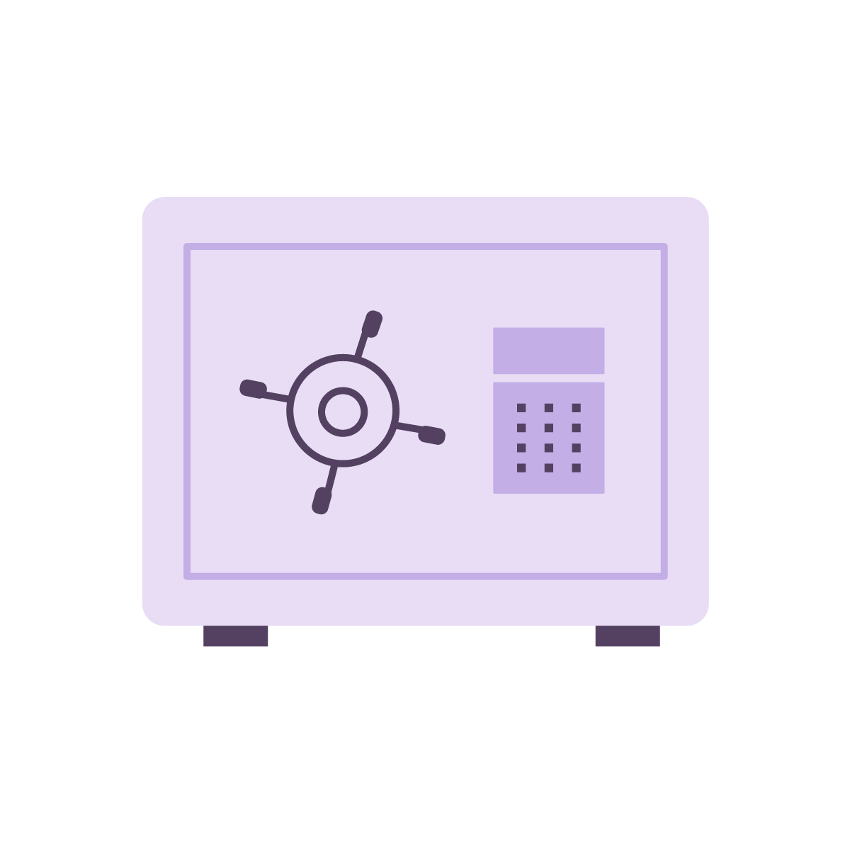 Icon of safe box